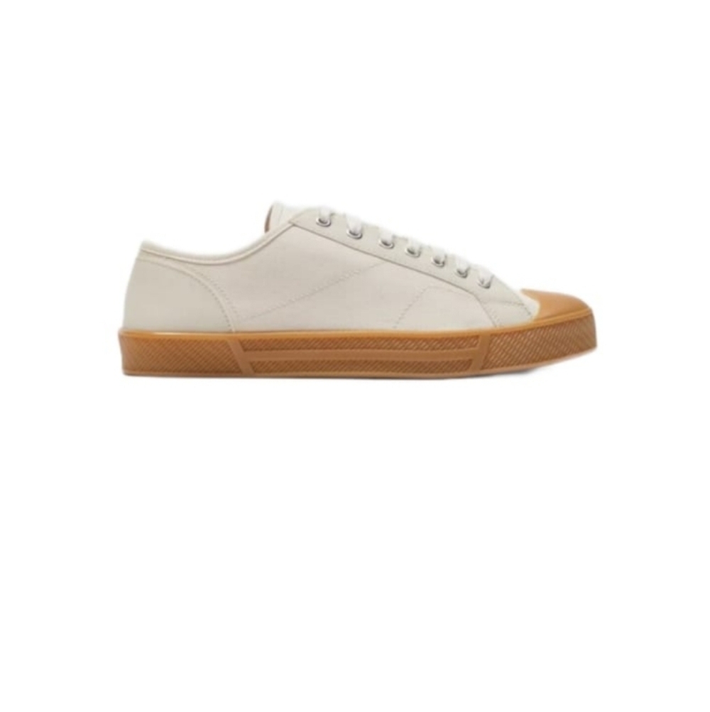 ZARA CONTRAST SNEAKERS BEIGE | 2215/820 SIZE 12 28.9 Cm Eur45 - Picture 4 of 5